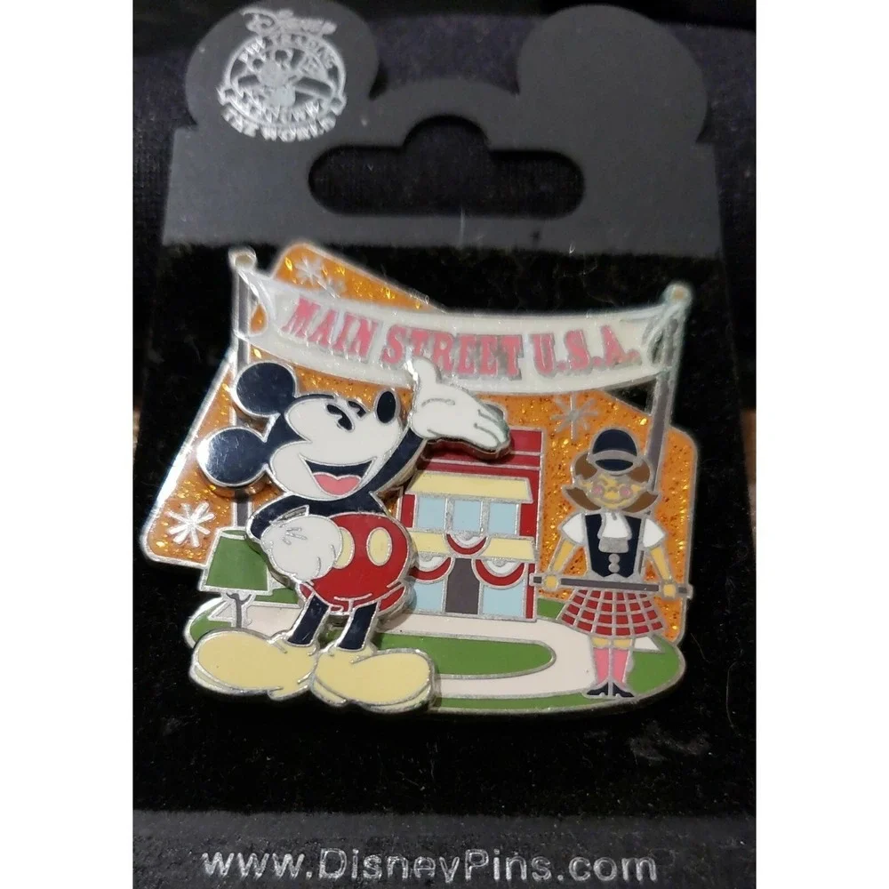 Disney Pin Fire Station Tour Guide 50's  Retro‎ Lands 2008 Main StreetDLR 59502